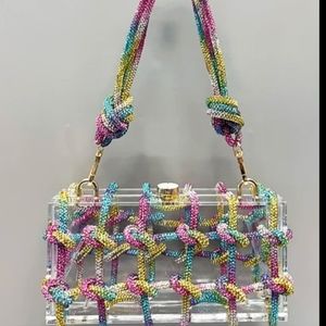 Luxury clutch evening bag